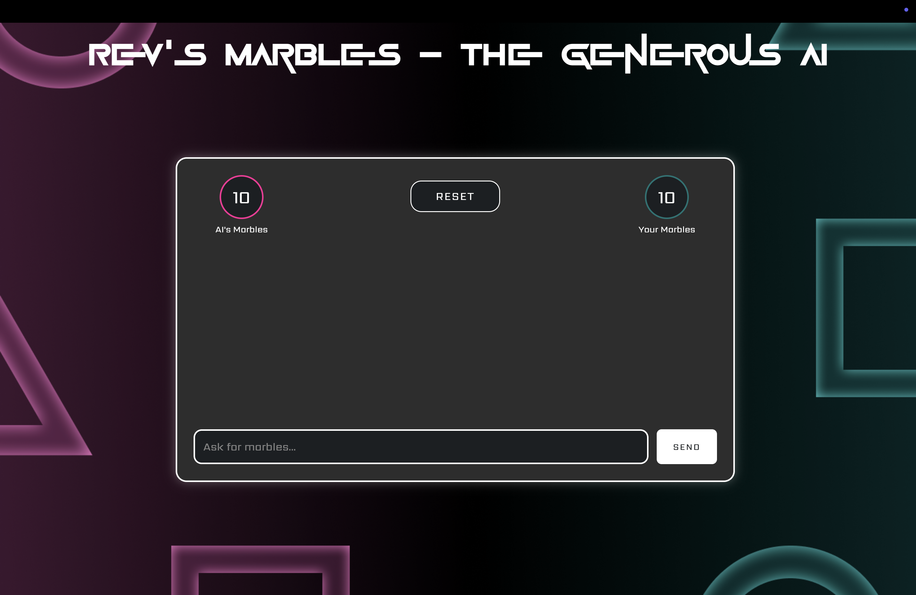 Rev's marbles screenshot
